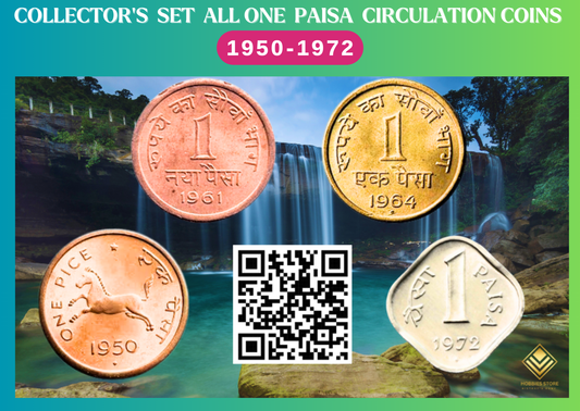 COLLECTOR'S SET 1 PAISA COINS