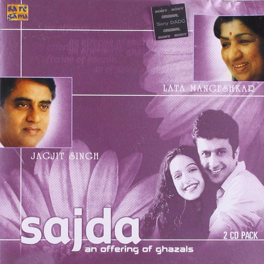 Jagjit Singh, Lata Mangeshkar Audio CD - Album "SAJDA"(1991) (Two CDs Set)